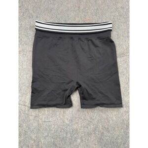 PINK Victoria's Secret Seamless Biker Shorts Black Striped Waistband XXL